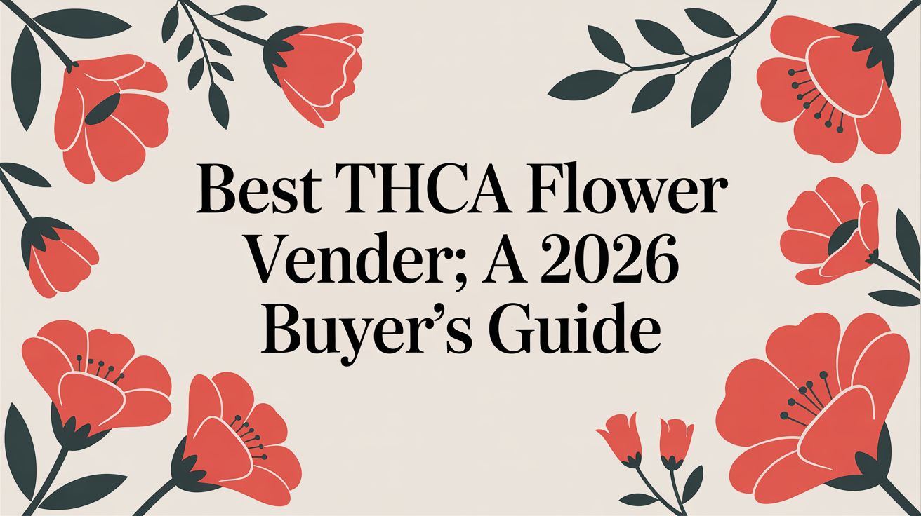 Best THCA Flower Vendor: A 2026 Buyer's Guide