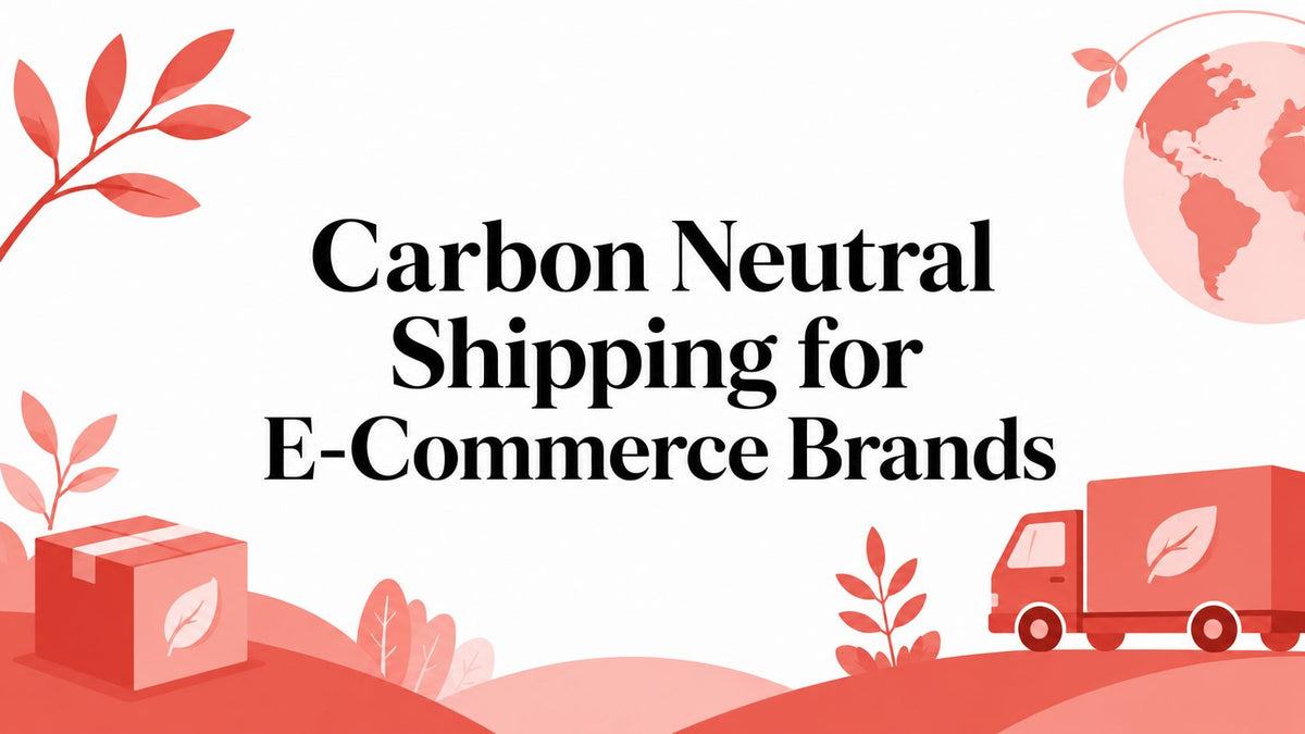 Carbon Neutral Shipping for E-Commerce Brands