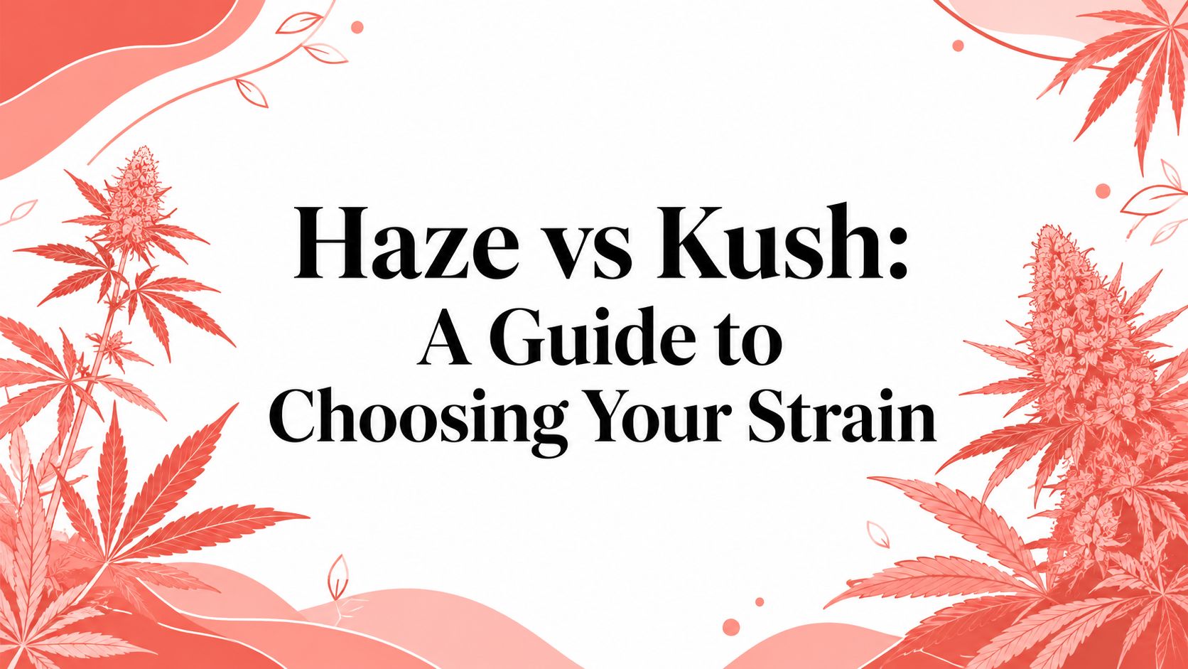 Haze vs Kush: A Guide to Choosing Your Strain