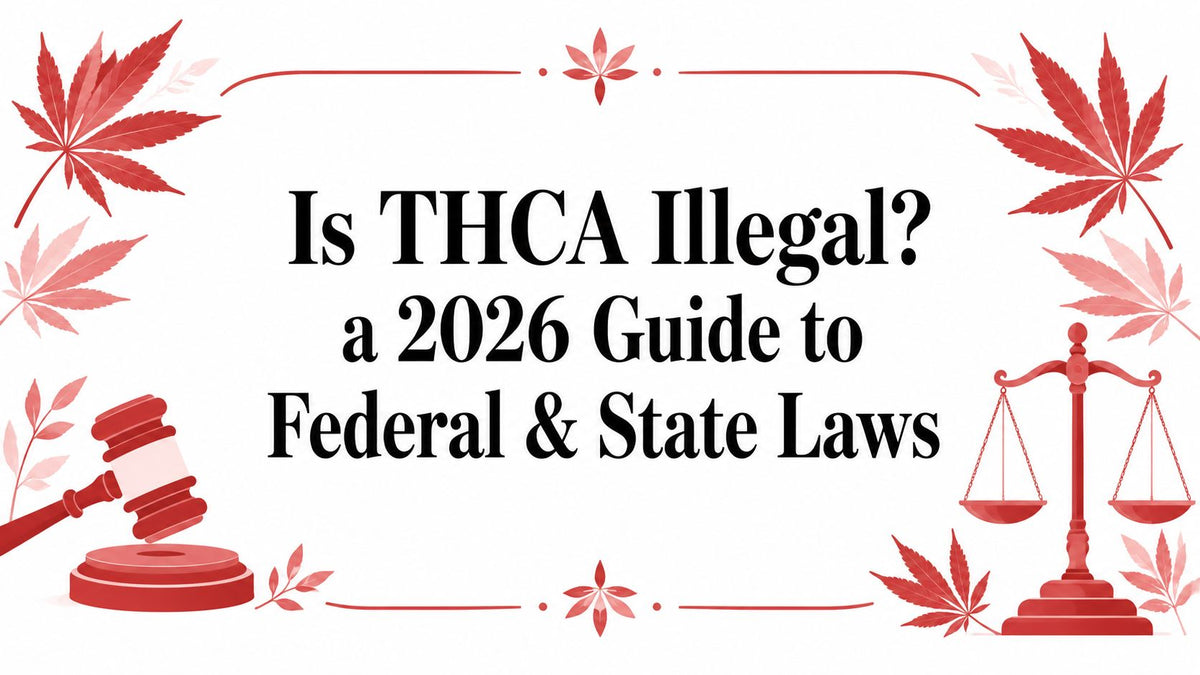 Is THCA Illegal? a 2026 Guide to Federal & State Laws