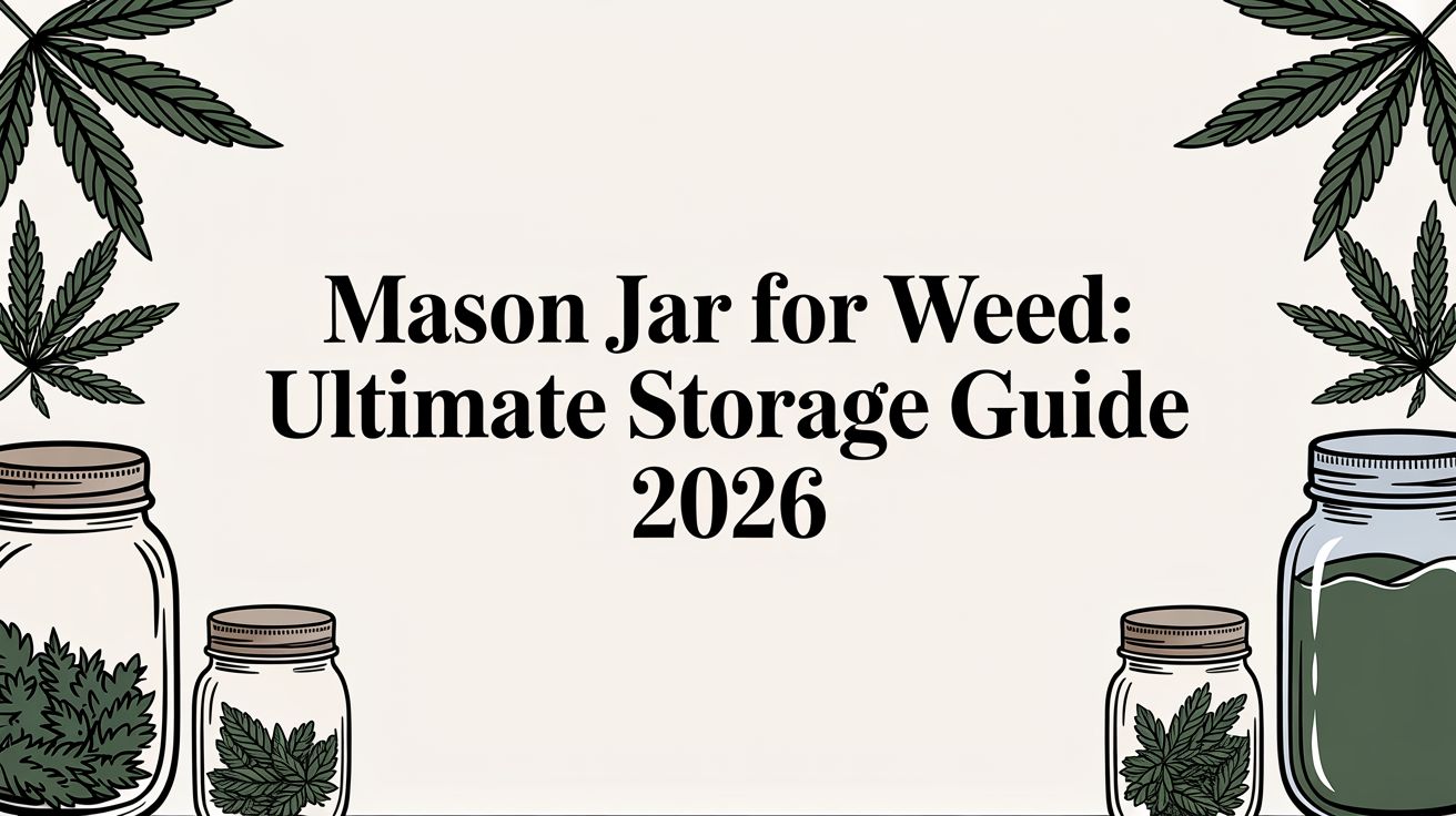 Mason Jar for Weed: Ultimate Storage Guide 2026