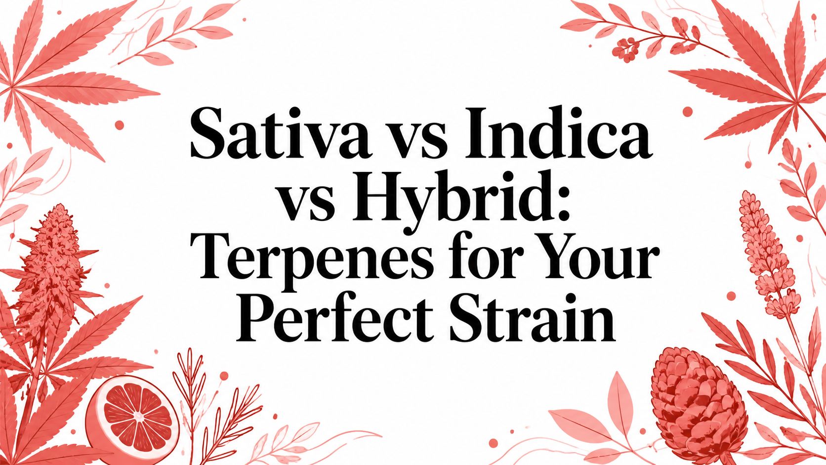 Sativa vs Indica vs Hybrid: Terpenes for Your Perfect Strain