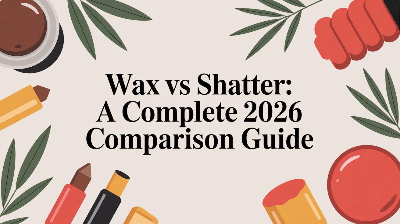 Wax vs Shatter: A Complete 2026 Comparison Guide