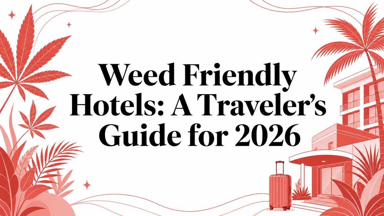 Weed Friendly Hotels: A Traveler's Guide for 2026