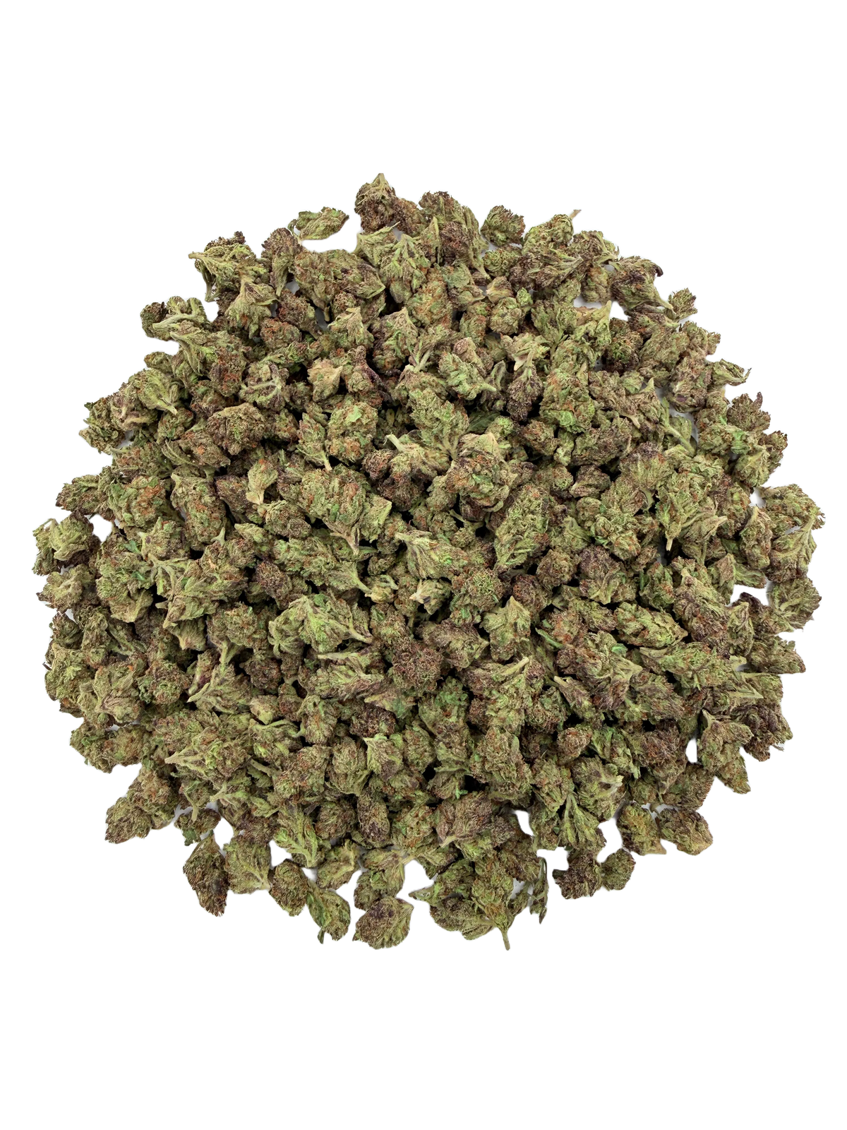 Smalls THCA flower nugs held in a hand, showcasing compact size and vibrant green color for value-focused shoppers.