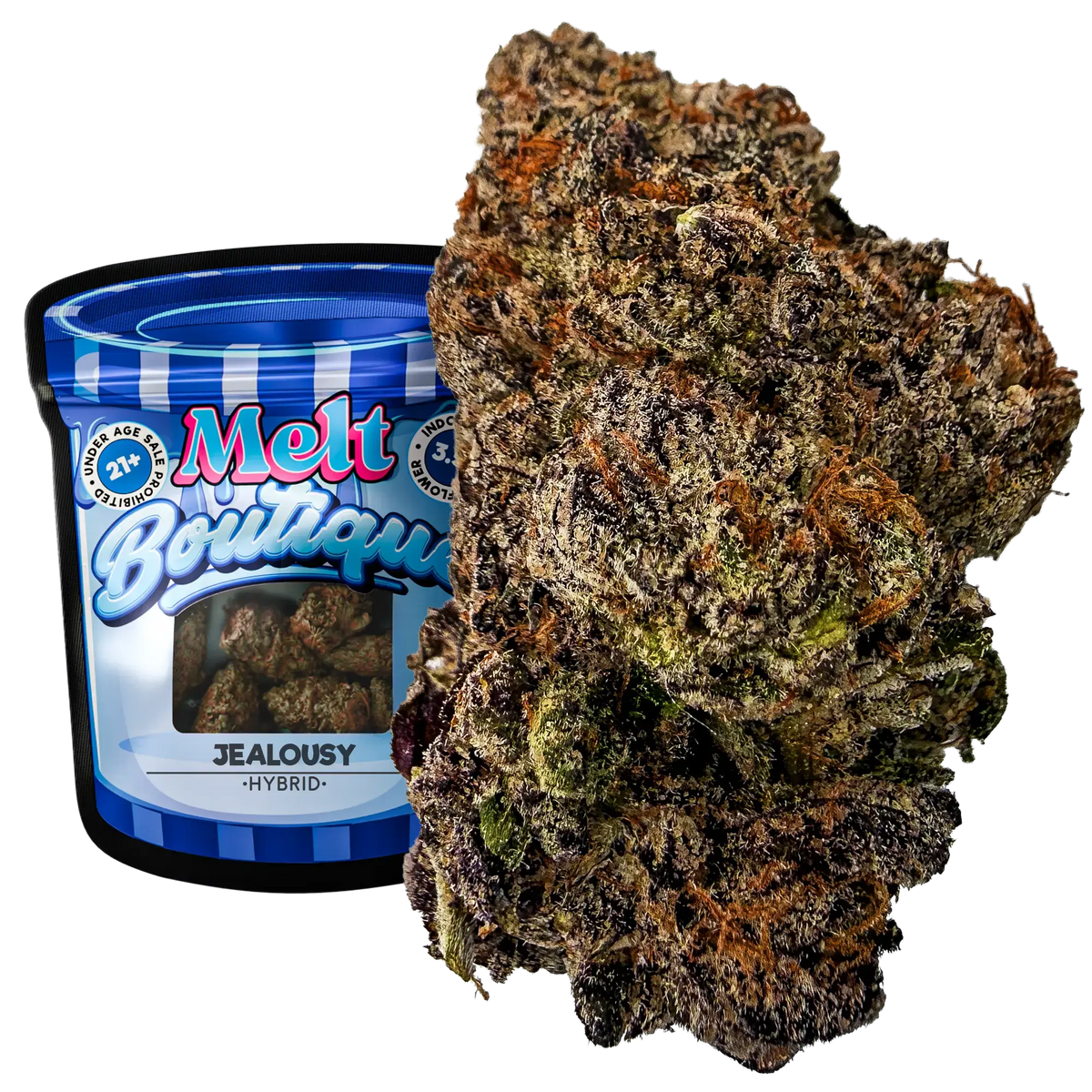 Jealousy Hybrid THCA flower 3.5g by Melt