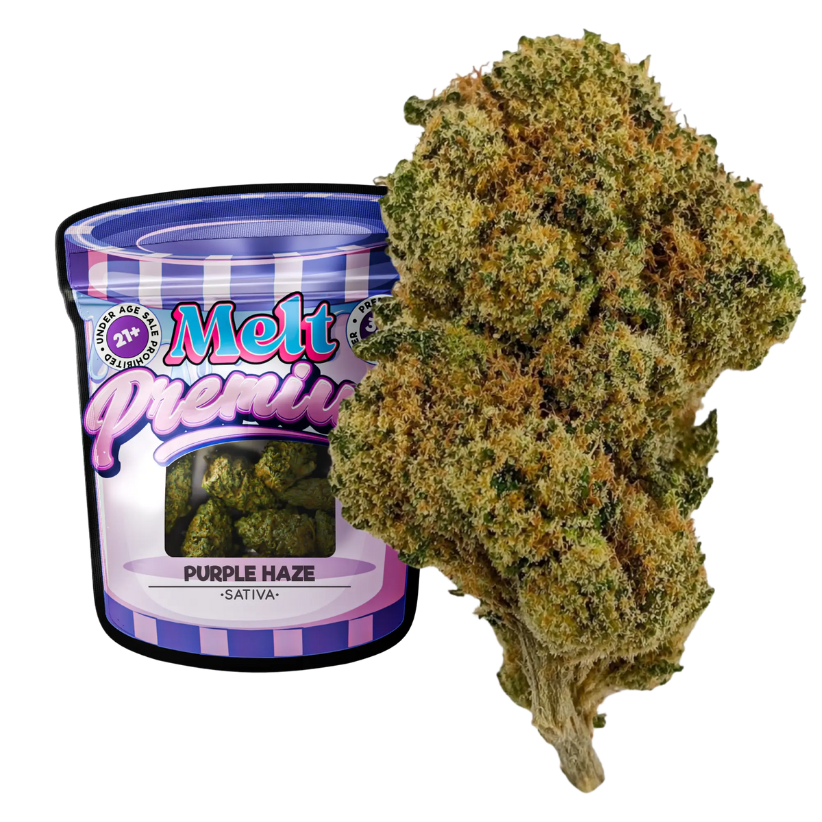 Purple Haze Sativa premium indoor THCA flower 3.5g