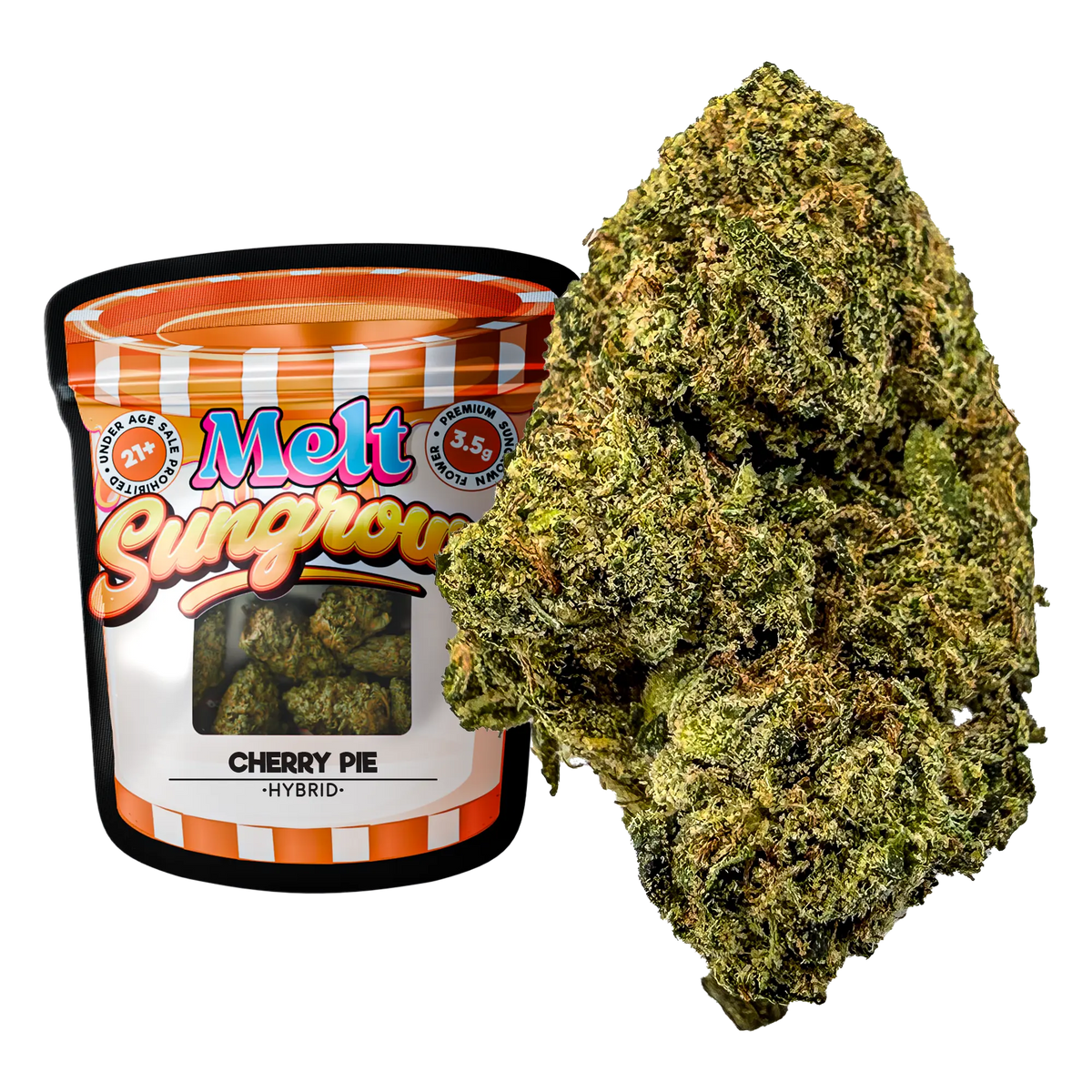 Cherry Pie Hybrid sungrown THCA flower 3.5g