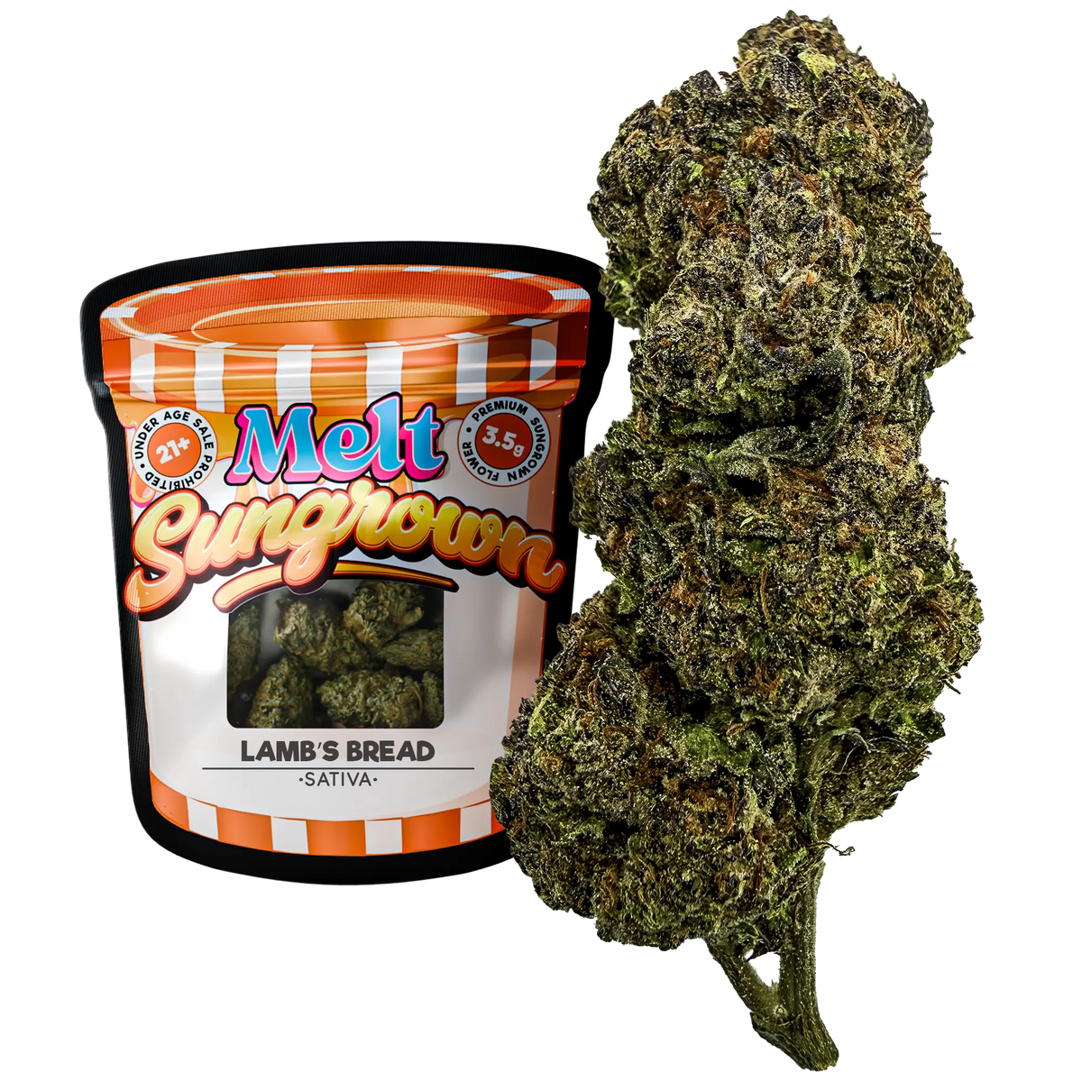 Lamb's Breath sativa sungrown THCA flower 3.5g
