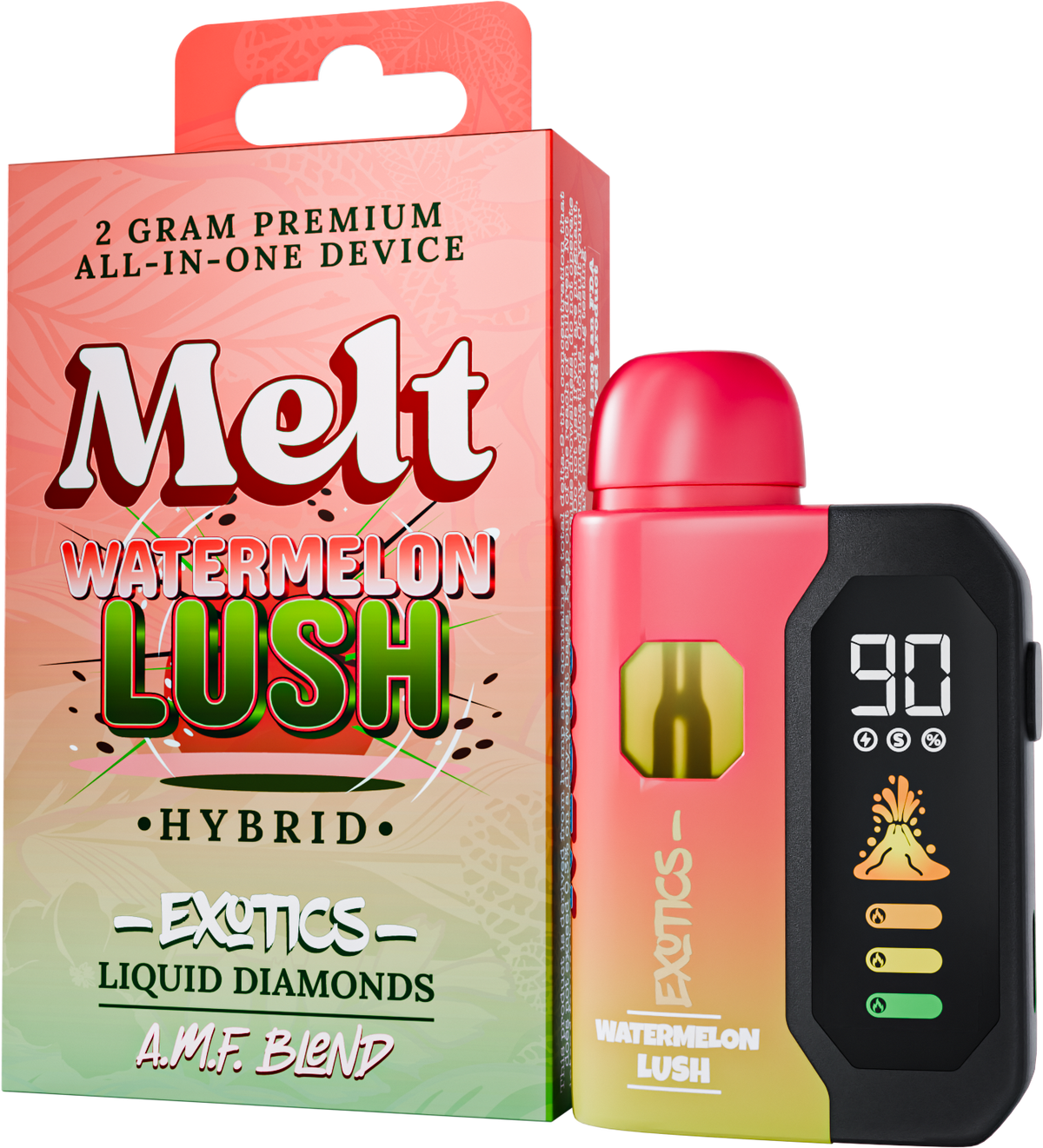 Watermelon Lush AMF Blend All-In-One 2g Device with Fruity Flavor